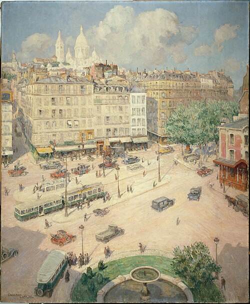 La place Pigalle, 1932, Lucien Lièvre