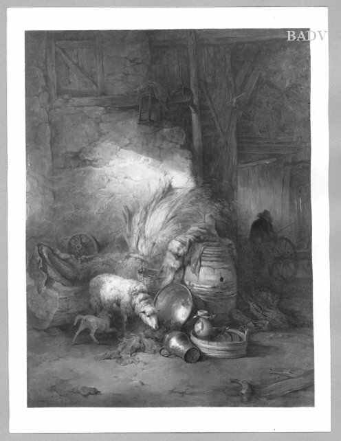 Schafe, 1842, Friedrich Gauermann