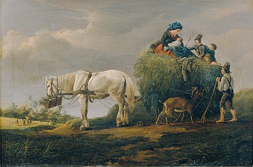 Der Heuwagen, 1824, Friedrich Gauermann