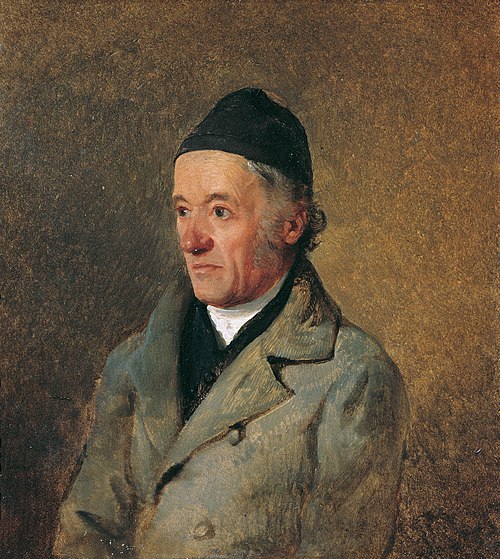 Der Maler Jakob Gauermann, der Vater des Künstlers, 1833, Friedrich Gauermann