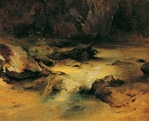 Wildbach, , Friedrich Gauermann