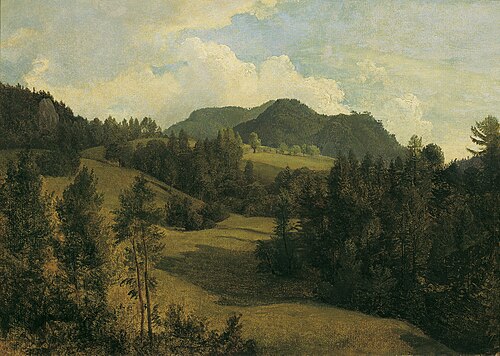 Landschaft bei Miesenbach, 1830, Friedrich Gauermann