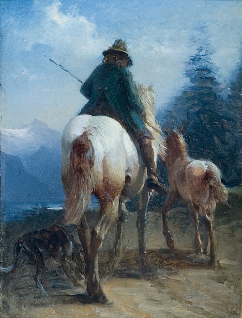Die Heimkehr, , Friedrich Gauermann