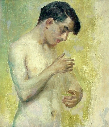 Male nude, , Lucílio de Albuquerque