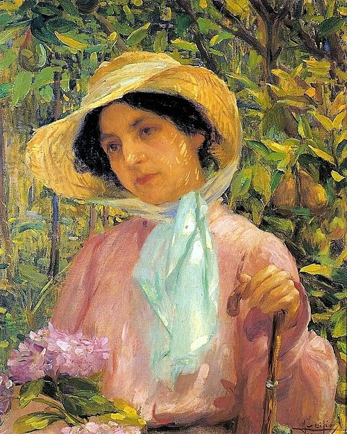 Portrait de Georgina de Albuquerque, 1907, Lucílio de Albuquerque