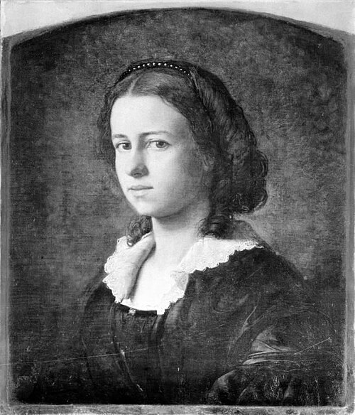 Melanie Becker, f. Wolff, 1862, Ludvig Abelin Schou