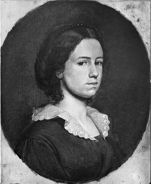Melanie Becker, f. Wolff, 1861, Ludvig Abelin Schou