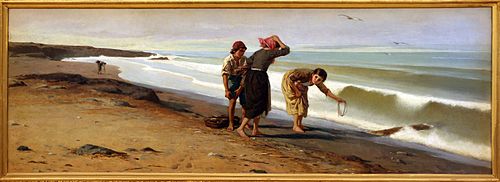After the tempest, 1865, Luigi Bechi