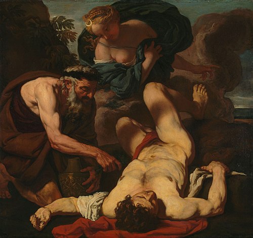 Séléné et Endymion, 1670, Johann Karl Loth