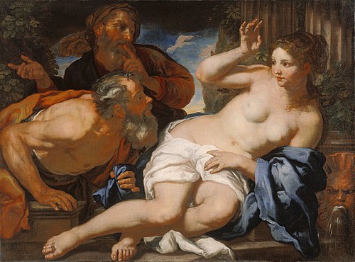 Susannah and the Elders, 1650, Johann Karl Loth