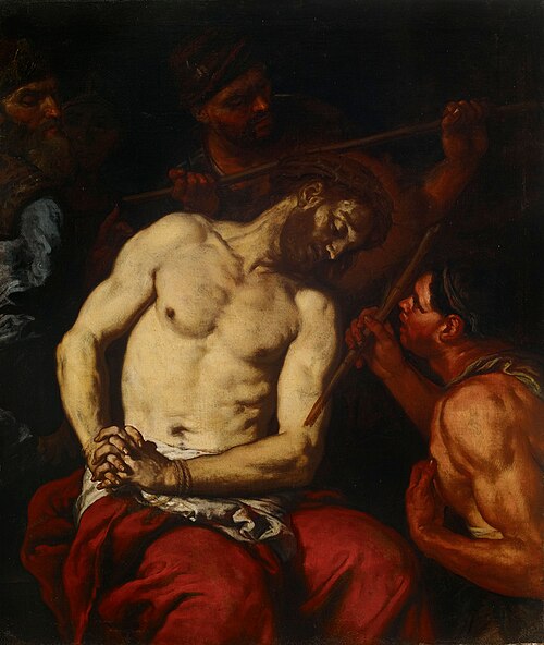 The Crowning with thorns, , Johann Karl Loth