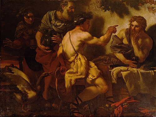 Jupiter and Mercury at Philemon and Baucis, 1660, Johann Karl Loth