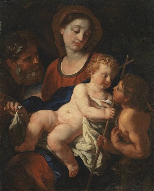 Heilige Familie mit dem Johannesknaben, 1680, Johann Karl Loth