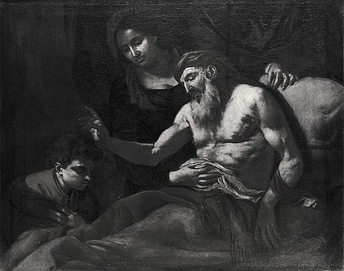 Isaak segnet Jakob, 1665, Johann Karl Loth
