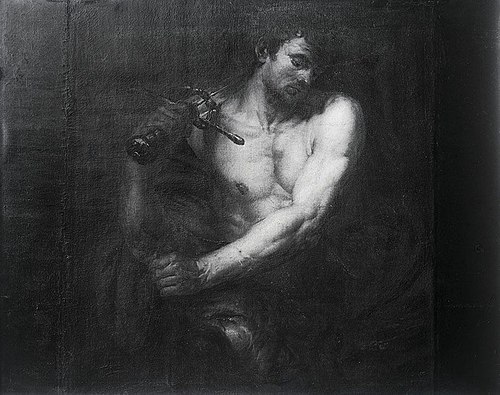David mit dem Haupt Goliaths (zugeschrieben), 1665, Johann Karl Loth