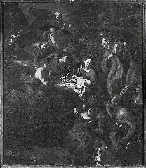 Anbetung der Hirten (Schule), 1665, Johann Karl Loth