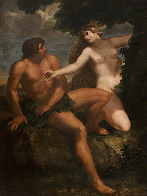 Adam and Eve (after Pietro da Cortona), 1656, Johann Karl Loth