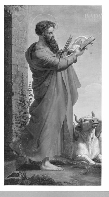 the evangelist Lukas with his attributs, 1841, Alfred Rethel
