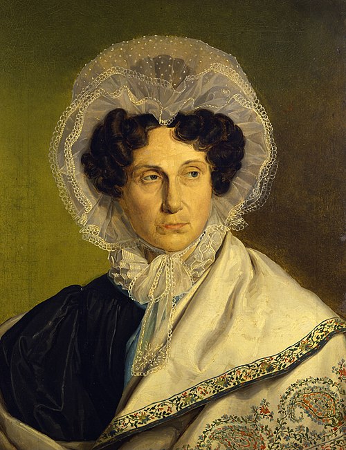 Portrait de la mère d'artiste, 1833, Alfred Rethel