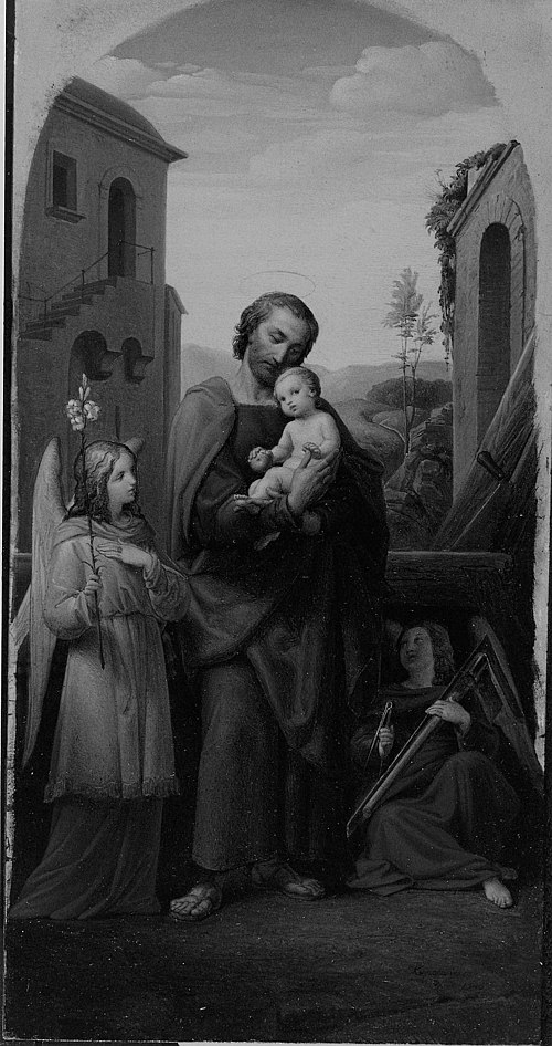 St. Joseph and Christ Child, 1840, Leopold Kupelwieser