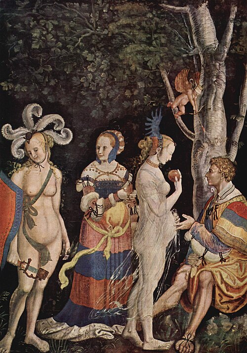 Judgement of Paris by Niklaus Manuel, 1517, Niklaus Manuel