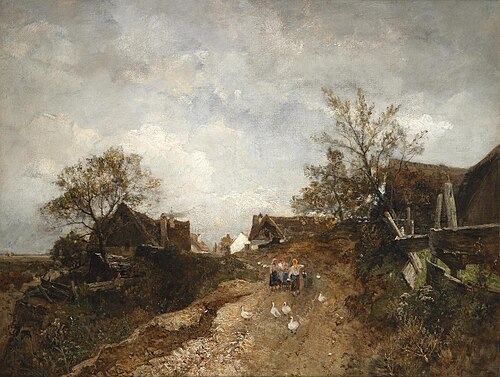 From Haslau on the Danube, 1879, Emil Jakob Schindler