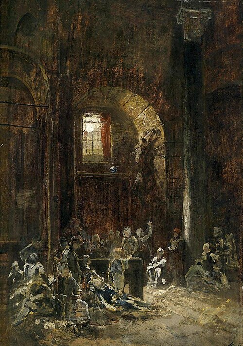 Bosnian Refugees in Spalato Cathedral, , Emil Jakob Schindler