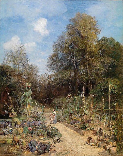 Garden in Plankenberg, 1886, Emil Jakob Schindler
