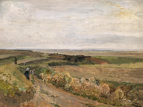 Plains Landscape near Plankenberg, 1889, Emil Jakob Schindler