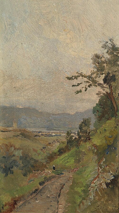 Weißenkirchen on the Danube, 1879, Emil Jakob Schindler