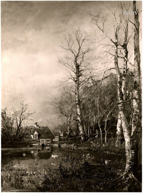 Landscape in spring, 1867, Emil Jakob Schindler
