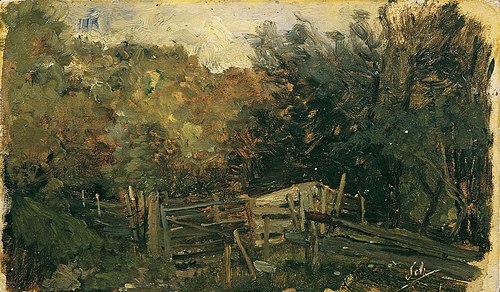 Naturstudie aus Goisern, 1883, Emil Jakob Schindler