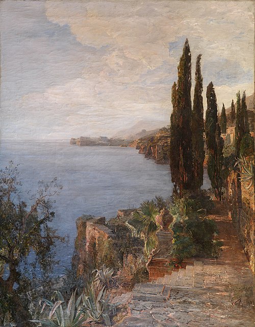 An der dalmatinischen Küste bei Ragusa, 1888, Emil Jakob Schindler