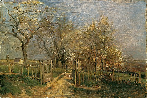 Frühling in Hacking, 1883, Emil Jakob Schindler