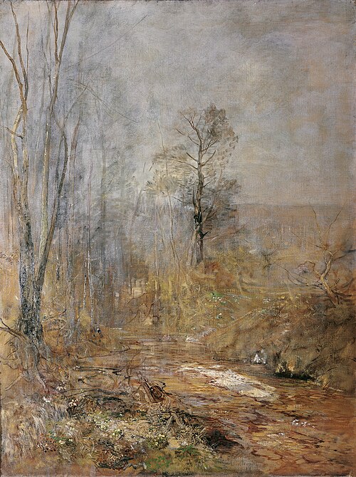 Märzstimmung – Vorfrühling im Wienerwald, 1884, Emil Jakob Schindler