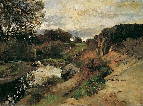 Am Tullnbach bei Plankenberg, 1889, Emil Jakob Schindler