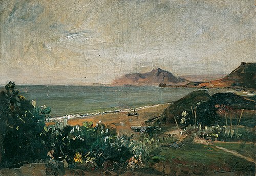 Das Ionische Meer bei Korfu, 1888, Emil Jakob Schindler
