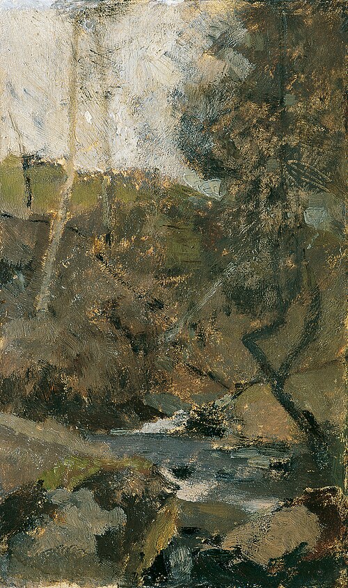 Bach im Wienerwald, 1884, Emil Jakob Schindler