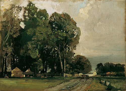 Motiv aus dem Prater – Krieau, 1873, Emil Jakob Schindler