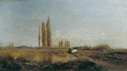 An der Thaya bei Lundenburg, , Emil Jakob Schindler