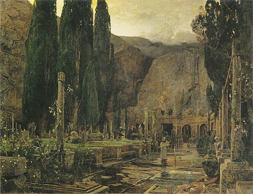 Pax (The cemetery of Gravosa near Ragusa), 1891, Emil Jakob Schindler
