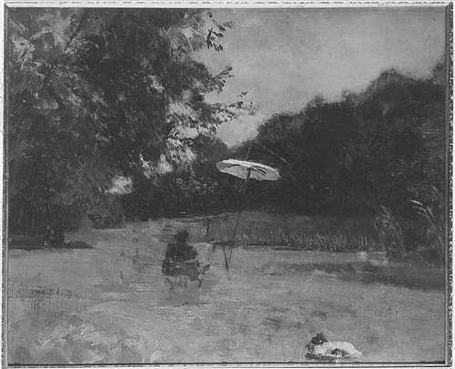 Parkstudie, 1872, Emil Jakob Schindler