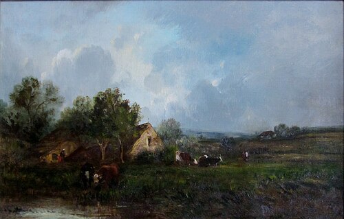 French Landscape, 1879, Léon-Victor Dupré