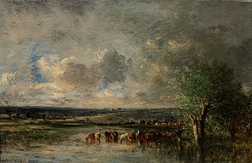 Flooded Pasture, , Léon-Victor Dupré