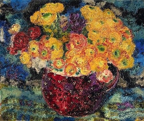 Stillleben mit Ranunkeln, 1917, 1917, Augusto Giacometti