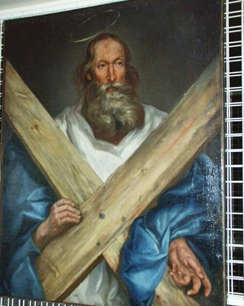 St Andrew the Apostle (the First-Called), 1729, Georg Gsell