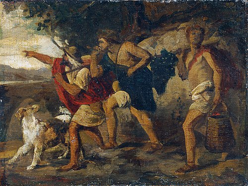 Die Kundschafter mit der Traube, , Carl Rahl