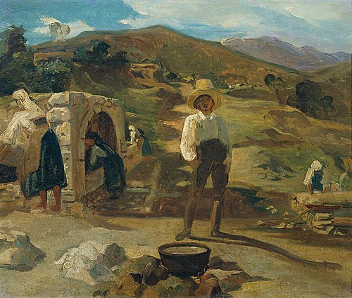 Italienische Landschaft, 1843, Carl Rahl