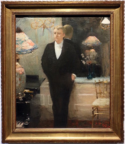 Portrait d'Octave Maus, 1885, Théo Van Rysselberghe
