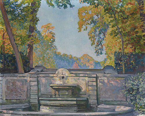 The Fountain, 1927, Théo van Rysselberghe